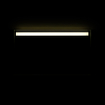 Adema Squared badkamerspiegel - 120x70cm - incl. bovenverlichting - LED - spiegelverwarming - sensor schakelaar tijdelijk SW238222