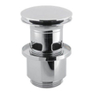 Crosswater Bonde clic-clac de lavabo - 1/4" - fermée - rallongée - chrome SW31117
