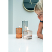 Wellmark lampe à huile 12x7.5cm verre recyclé ambre SW891021