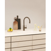 Quooker BE flex kokendwaterkraan - draaibare & uittrekbare uitloop - Combi reservoir - Warm / kokend water - gun metal SW976948