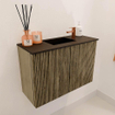 Mondiaz JOYA 60cm meuble de salle de bains WC - couleur Dusk - Vasque FAYE position Milieu 1 trou de robinet couleur Urban. SW1421643