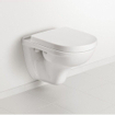 Villeroy & Boch O.novo Compact ensemble encastré avec WC suspendu à bride fermée blanc abattant softclose plaque de commande blanche SW66637