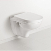 Villeroy & Boch O.novo Compact Set encastrable Pack WC suspendu à fond creux avec abattant softclose et plaque de finition Blanc SW47073