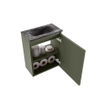 MONDIAZ TURE-DLUX meuble de toilettes 40 cm Army. Lavabo EDEN Lava position centrale. Sans trou de robinet. SW1103682