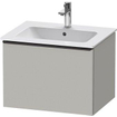 Duravit D-neo Meuble sous vasque 61x46.2x44cm 1 tiroir Gris béton mat SW640841