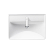 Duravit D-Neo lavabo 65x44x17cm 1 trou de robinet rectangulaire Céramique Blanc SW640463