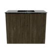 Mondiaz JOYA-DLUX Meuble de toilette 50cm - couleur Shadow - Vasque FAYE position Milieu Sans trou de robinet couleur Lava SW1422803