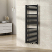 Wiesbaden Elara sierradiator 118,5 x 45,0 cm mat zwart SW373530