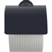 Duravit Starck T Porte-rouleau de toilette - avec couvercle - noir mat SW297081
