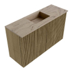 Mondiaz JOYA-DLUX Meuble de toilette 70cm - couleur Dusk - Vasque FAYE position Milieu 1 trou de robinet couleur Arena. SW1425737