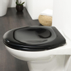 Tiger Abattant WC Ventura Softclose Duroplast Noir 37.5x4.5x45cm CO251490746