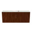 Mondiaz JOYA-DLUX 100cm meuble de salle de bains - couleur Ruby - Vasque FAYE position Milieu Sans trou de robinet couleur Ostra. SW1423789