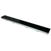 Wiesbaden Dreen Grille pour caniveau en verre noir 90x7cm pour caniveau de douche Inox SW10719