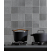 Mosa scenes Carreau de sol 15x15cm carré gris mat SW393880