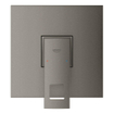 Grohe Eurocube Mitigeur thermostatique encastré - 1 bouton - sans inverseur - hard graphite brossé SW523743
