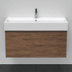 Duravit D-Neo wastafelonderkast 98.4x44x44.2cm 1 lade Noten (donker) Mat SW641132