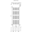 Plieger Quadro designradiator horizontaal 1535x600mm 886W wit 7250060
