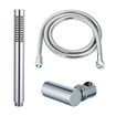 Fortifura calvi ensemble de douche à main avec support de douche à main et tuyau anti-torsion chromé SW809505
