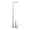 Zack LINEA Serviteur WC - 73x15x18cm - autoportant - acier inoxydable SW62039