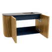 Mondiaz JOYA-DLUX 71.6cm toiletmeubel - ronding links kleur Oak - Wastafel FAYE positie Rechts 1 kraangat kleur Oza. SW1424138