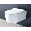 Villeroy & Boch Avento WC suspendu avec réservoir encastrable et plaque de commande vertical/horizontal chrome SW211104