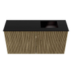 Mondiaz JOYA 80cm toiletmeubel - kleur Dusk - Wastafel FAYE positie Rechts Zonder kraangat kleur Urban. SW1421651