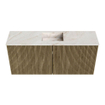 Mondiaz JOYA-DLUX 90cm toiletmeubel - kleur Dusk - Wastafel FAYE positie Midden Zonder kraangat kleur Frappe. SW1423080