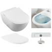 Villeroy & Boch Subway 2.0 Cuvette y compris réservoir encastré et plaque de commande blanc SW225875