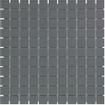 La Mosaic Factory London carreau mosaïque - 30x30cm - carrelage mural et de sol - Carré - Porcelaine Gris Foncé Mat SW62242