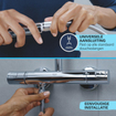 GROHE Vitalio Comfort QuickFix Handdouche - Ø11cm - 2 straalsoorten - 8.0l/min - chroom SW1028258