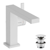 Hansgrohe Tecturis E Robinet mitigeur lavabo - coolstart - bonde - bec 13.3 cm - blanc mat SW918382