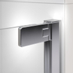 Sealskin inc. cabine de douche quadrant en deux parties 100x100x200cm verre de sécurité transparent de 8mm avec anti-calcaire argenté brillant SW771701