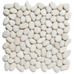 The Mosaic Factory Natural Stone mozaïektegel - 30.5x30cm - wand en vloertegel - Organisch - Rivier steen Ivory Mat SW66204