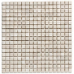 The Mosaic Factory Natural Stone mozaïektegel - 30.2x30.2cm - wand en vloertegel - Vierkant - Marmer Botticino Anticato Mat SW66202