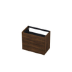 INK P2o Wastafelonderkast - 80x45x65cm - 2 lades - push to open - met rechte opdekfronten - MFC - Koper eiken SW207447