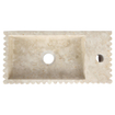 Differnz Ribba fontaine - 40x20x9cm - marbre - beige SW1566359