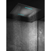 Hotbath Mate douche encastrée carrée 95x95cm avec éclairage à LED nickel brossé SW61996