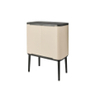 Brabantia Bo Touch Bin Poubelle - 36 litres - seau intérieur en plastique - soft beige SW1117500