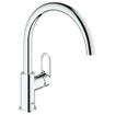 GROHE BauLoop Mitigeur d'évier - haut - bec orientable - chromé SW225319