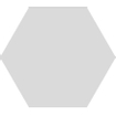 Cifre Ceramica Hexagon Timeless Carrelage mural en sol hexagonal Pearl mat 15x17cm Vintage gris mat SW476709