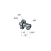 Hotbath Mate sortie murale nickel brossé SW12521
