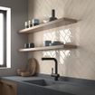 Terravito Elvella Pour carreau mural - 20x6,5cm - 8mm - Ivoire SW1175305