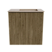 Mondiaz JOYA-DLUX 40cm toiletmeubel - kleur Dusk - Wastafel FAYE positie Rechts Zonder kraangat kleur Arena. SW1425725