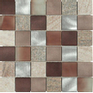 Dune Materia Mosaics Mozaiektegel 29.8x29.8cm Magma Copper 8mm Mat Copper SW798693
