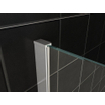 Wiesbaden Vaz porte de niche avec partie fixe 1100 x 2000 x 8 mm verre clair nano/chrome SW69422