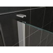 Wiesbaden Vaz Porte de niche avec partie fixe 1000 x 2000 x 8 mm verre clair nano/chrome SW69421