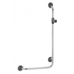 Handicare barre d'appui murale 90 degrés 56x113 en L gauche inox anthracite RAL 7028 SW66105