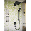 Hansgrohe Raindance e hoofddouche met douchearm 30cm mat zwart SW297590