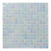 The Mosaic Factory Amsterdam Carrelage mosaïque 2x2x0.4cm pour le mur et le sol et pour l'intérieur et l'extérieur carré verre Bleu clair perlé SW62154