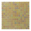The Mosaic Factory Amsterdam mozaïektegel - 32.2x32.2cm - wand en vloertegel - Vierkant - Glas Light Cream glans SW62156